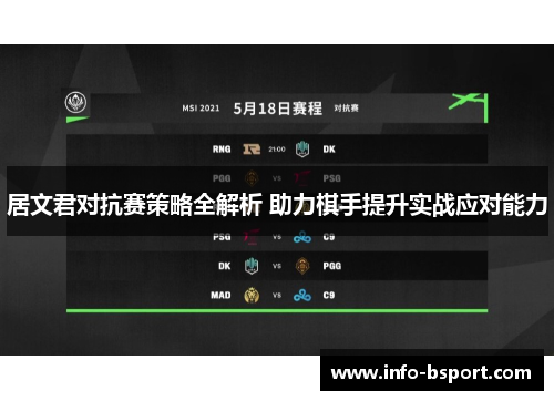 居文君对抗赛策略全解析 助力棋手提升实战应对能力