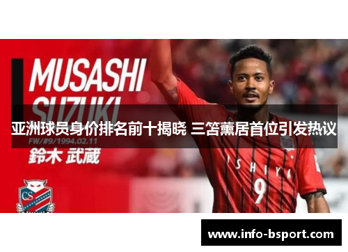 亚洲球员身价排名前十揭晓 三笘薰居首位引发热议